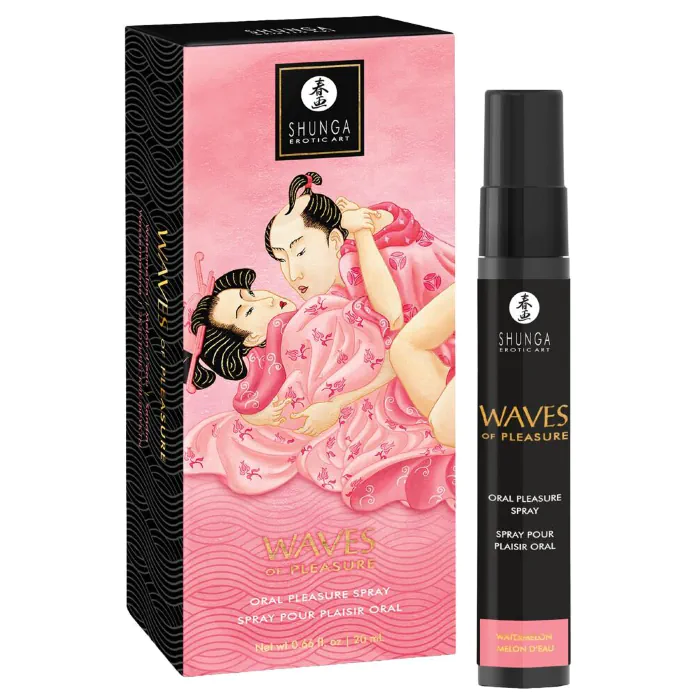 Спрей для посилення слиновиділення Shunga Waves of Pleasure Watermelon 20 мл — фото 3
