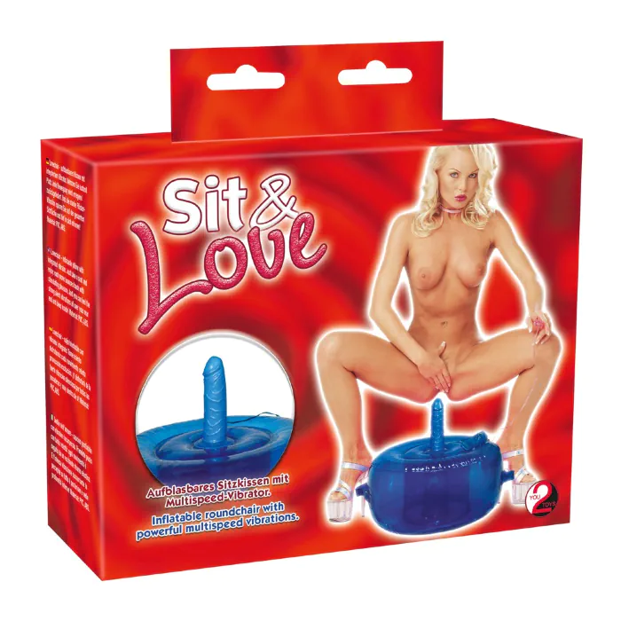 Крісло, що вібрує Love Chair You2Toys Blue — фото 2