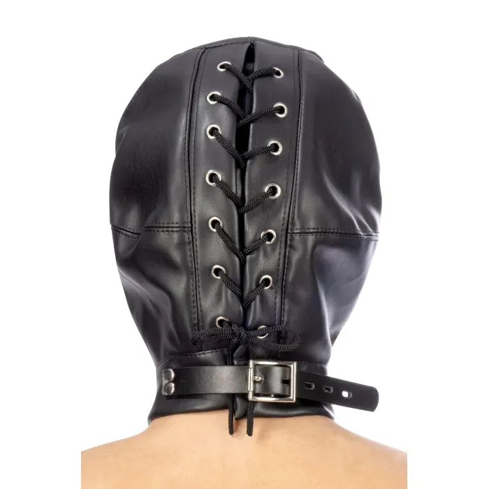 Маска для БДСМ Fetish Tentation Closed BDSM Black — фото 2