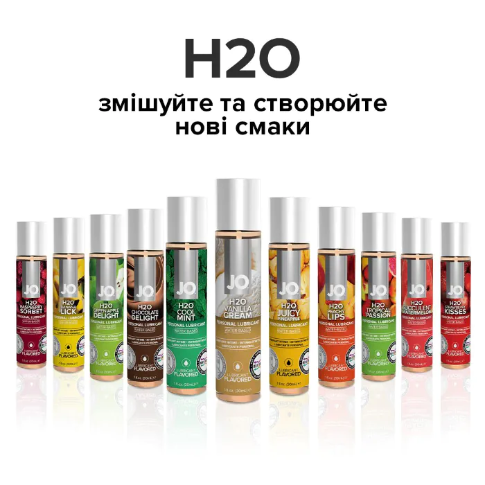 Лубрикант на водній основі JO H2O Vanilla Cream 30 мл — фото 5