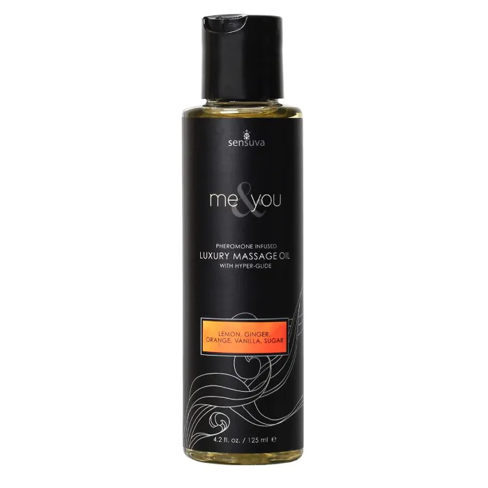 Масажна олія Sensuva Me&You Lemon & Ginger & Orange & Vanilla & Sugar 125 мл