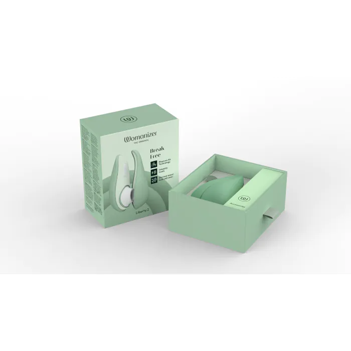 Вакуумний стимулятор Womanizer Liberty 2 Sage — фото 12