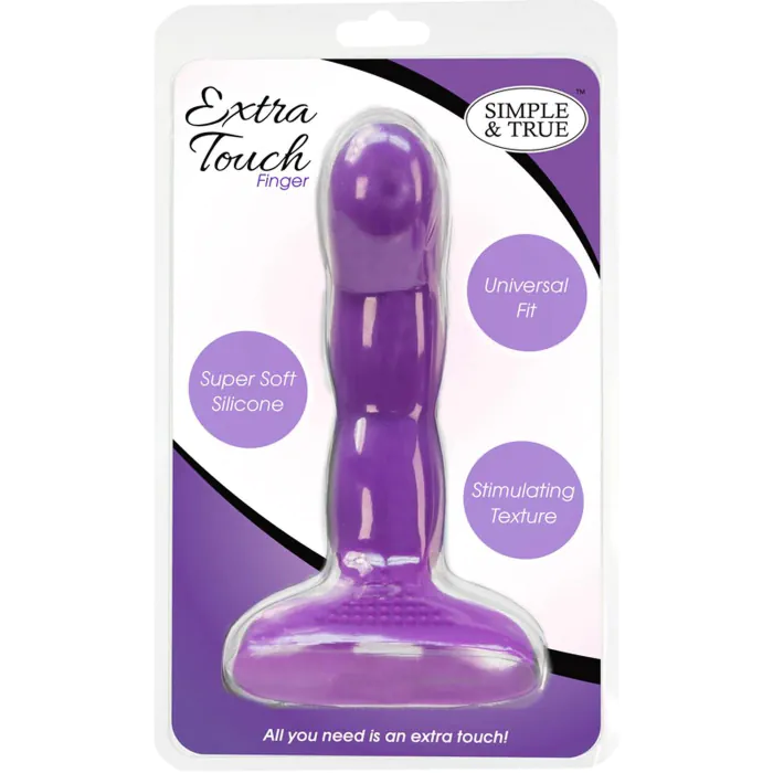 Насадка на палець Simple&True Extra Touch Finger Dong Purple — фото 5