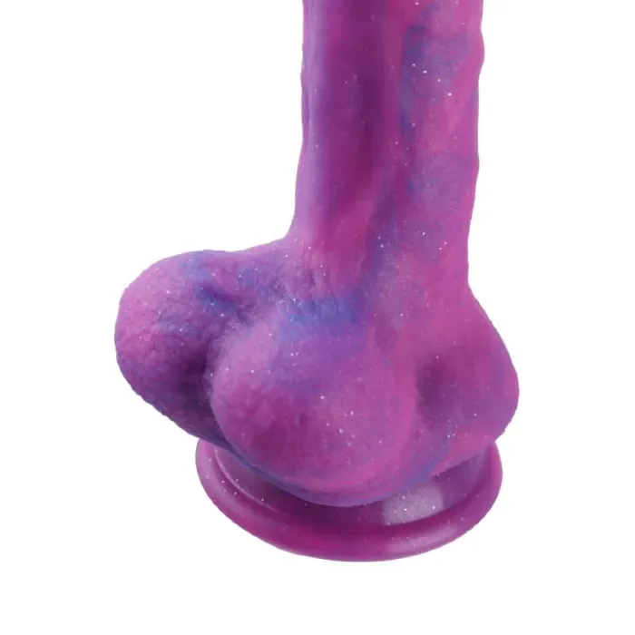 Фалоімітатор 8.2″ з вібрацією для секс-машин Hismith Purple Silicone Dildo with Vibe — фото 7
