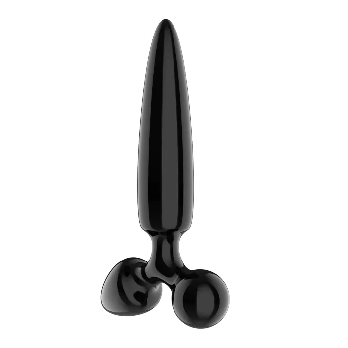 Тристоронній скляний дилдо Satisfyer Triple Crystal 1 Black — фото 2