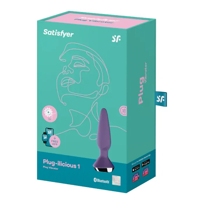 Анальна вібропробка Satisfyer Plug-ilicious 1 Violet — фото 7
