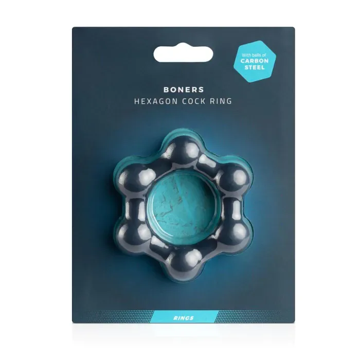 Ерекційне кільце Boners Hexagon Cock Ring — фото 3