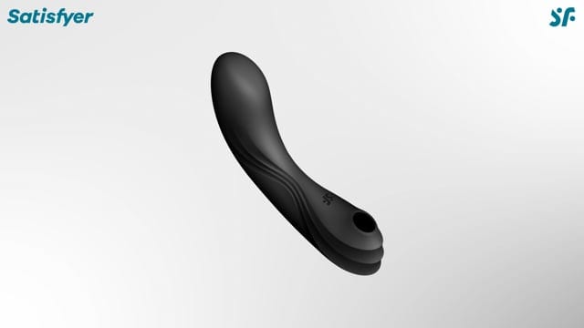 Вакуумний стимулятор з вібрацією Satisfyer Curvy Trinity 4 Black — фото 6