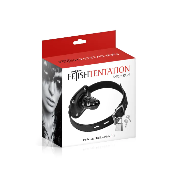 Кляп Fetish Tentation Penis Gag T1 Black — фото 3