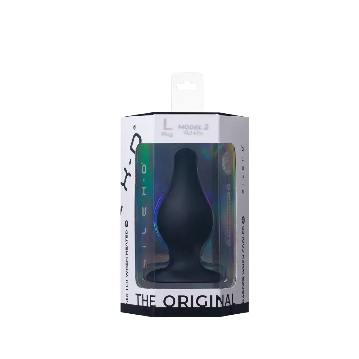 Анальна пробка SilexD Plug Model 2 Black L — фото 6