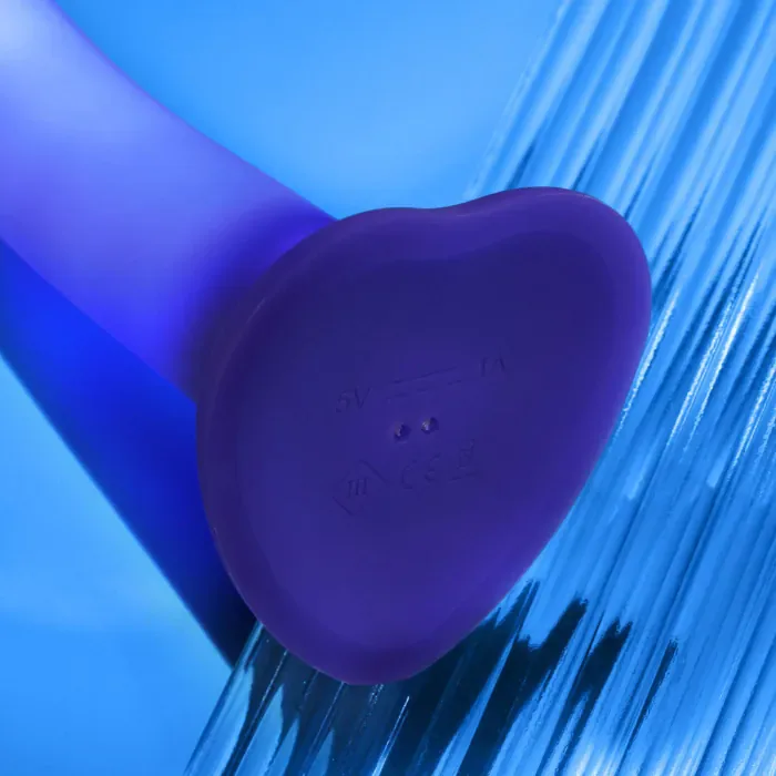 Дилдо, що світиться Strap-On-Me Glow-LED Dildo Purple M — фото 11