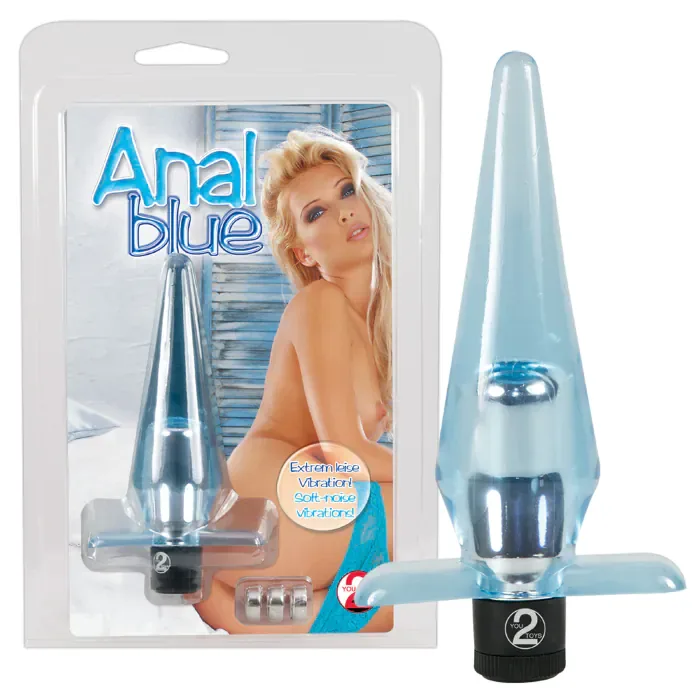 Анальний вібратор Anal Blue — фото 4