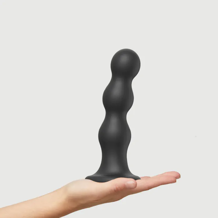 Насадка для страпона Strap-On-Me Dildo Plug Balls Black XL — фото 2