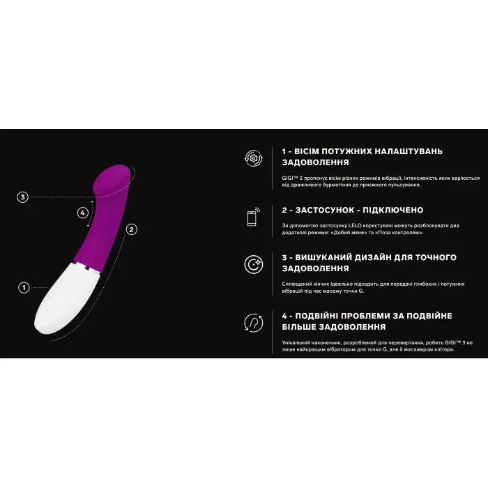 Вібратор точки G LELO GIGI 3 Powder Blue — фото 2