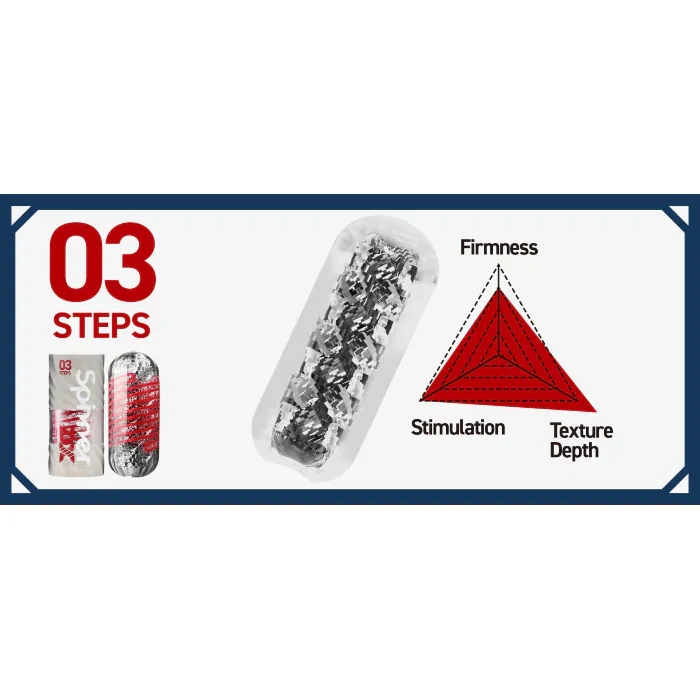 Мастурбатор Tenga Spinner DX 03 Steps — фото 5