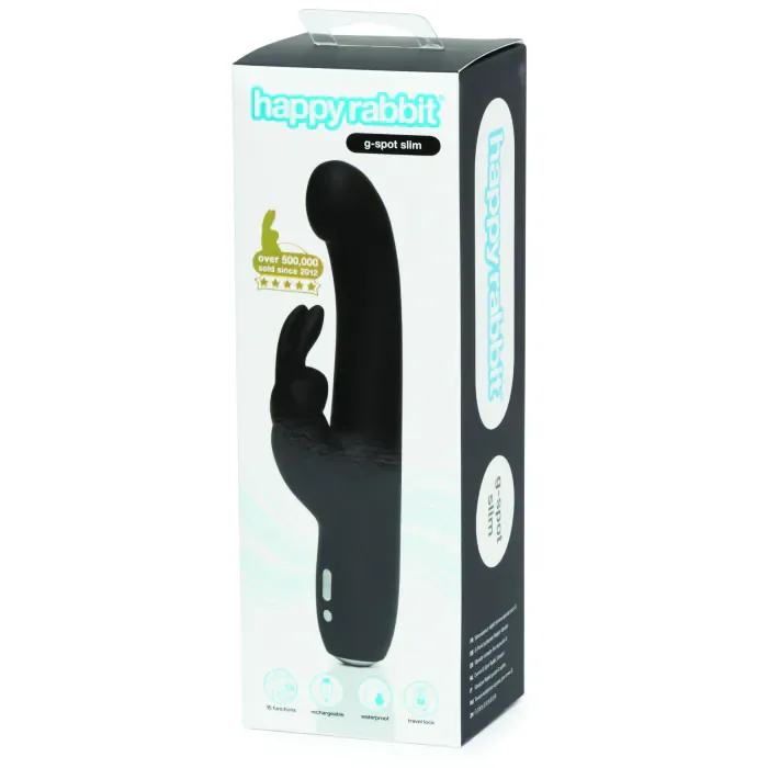 Вібратор Happy Rabbit G-Spot Slim Black — фото 5