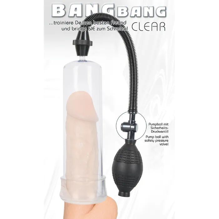 Помпа Bang Bang Clear Penispump