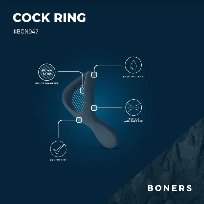 Ерекційне кільце Boners Cock ring — фото 10