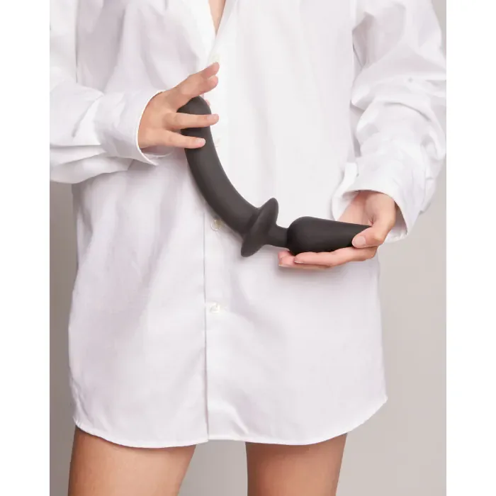 Анальна пробка з дилдо 2в1 Strap-On-Me Switch Plug-In Dildo Black S — фото 6