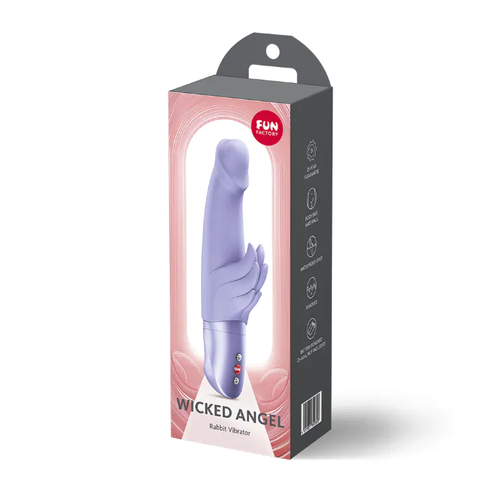 Вібратор-кролик Fun Factory Wicked Angel Purple — фото 8