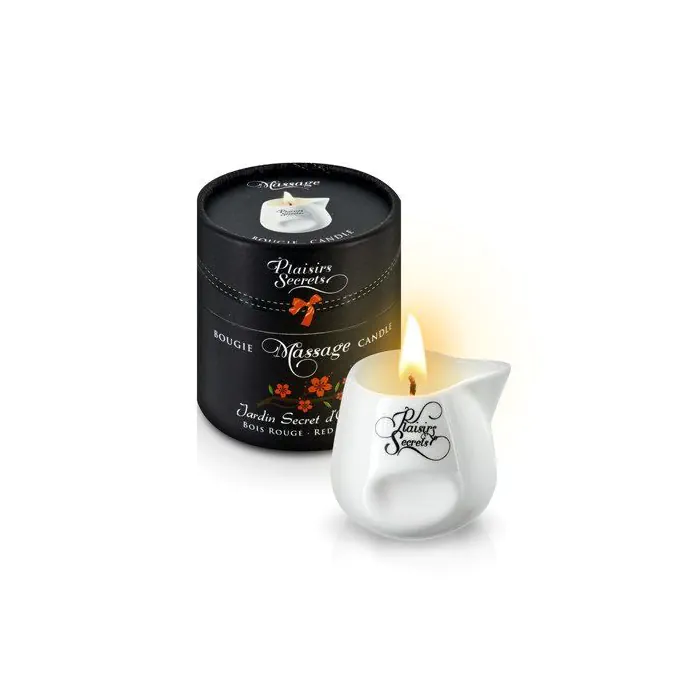 Масажна свічка Plaisirs Secrets Red Wood 80 мл