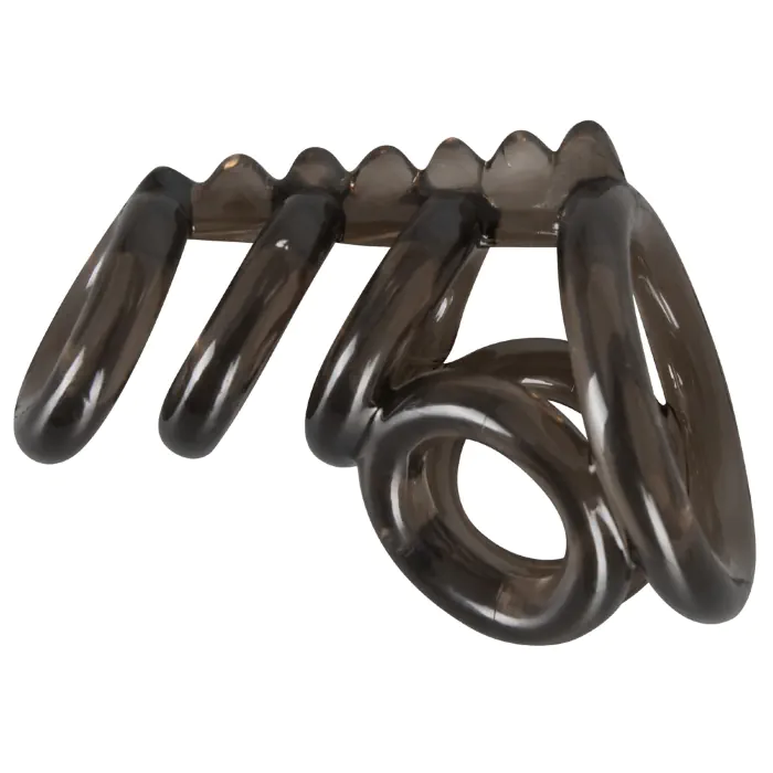 Насадка Cock Ring 3 Bad Kitty Black