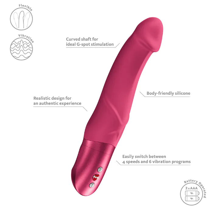 Вібратор Fun Factory Mr. Boss Raspberry — фото 2