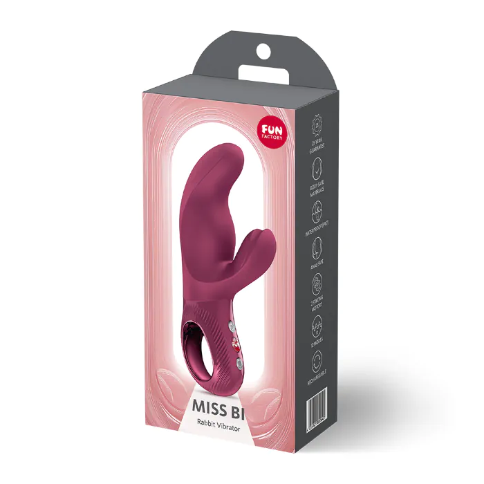 Вібратор Fun Factory Miss Bi Wine Red — фото 9