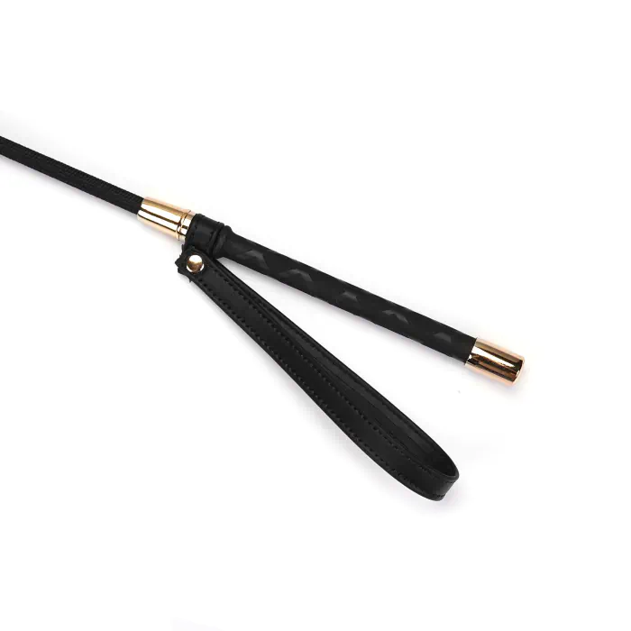 Шльопалка-сердечко Liebe Seele Black Organosilicon Riding Crop — фото 3