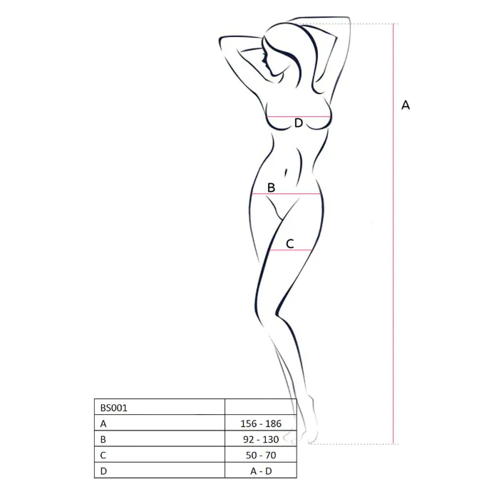 Бодістокінг Passion BS001 White — фото 5