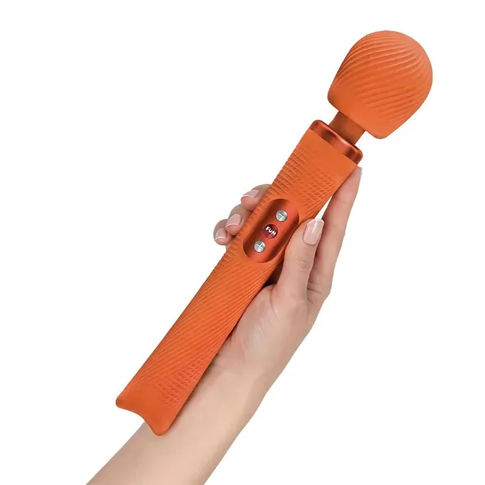 Вібромасажер Fun Factory VIM Vibrating Wand Orange — фото 5