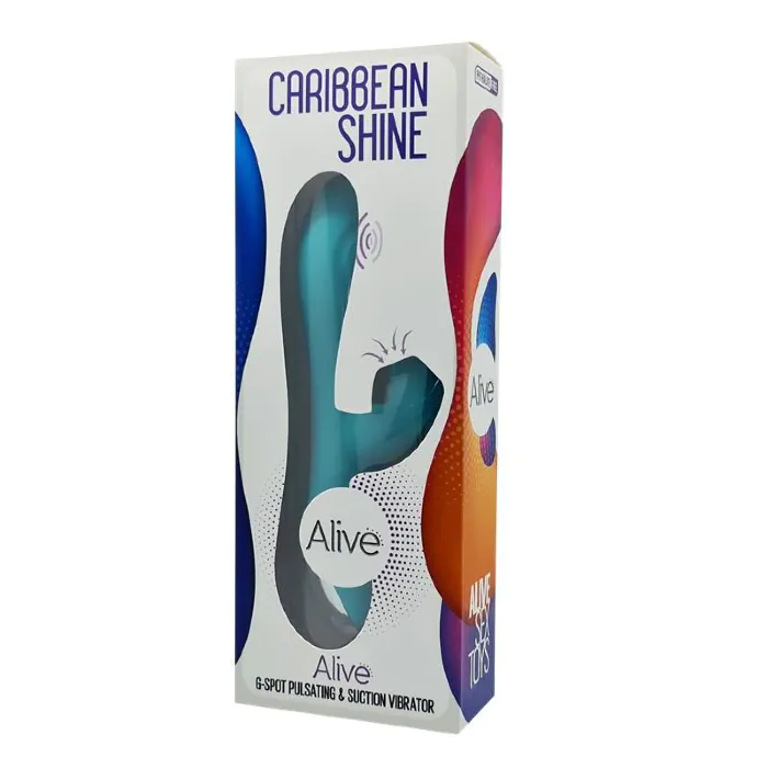 Вібратор Alive Caribbean Shine Blue — фото 2