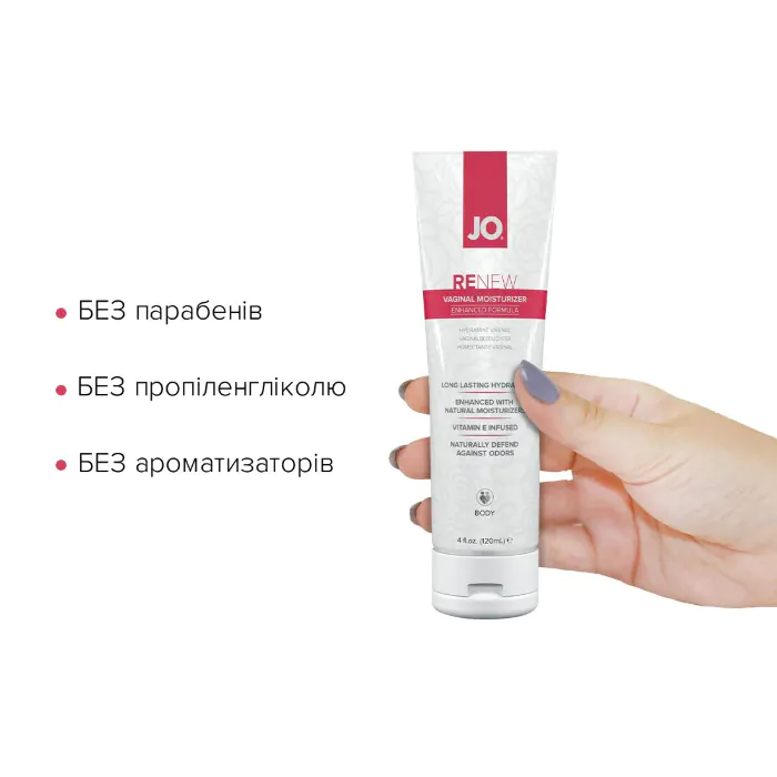 Зволожуючий відновлювальний крем Jo Renew Vaginal Moisturizer 120 мл — фото 2