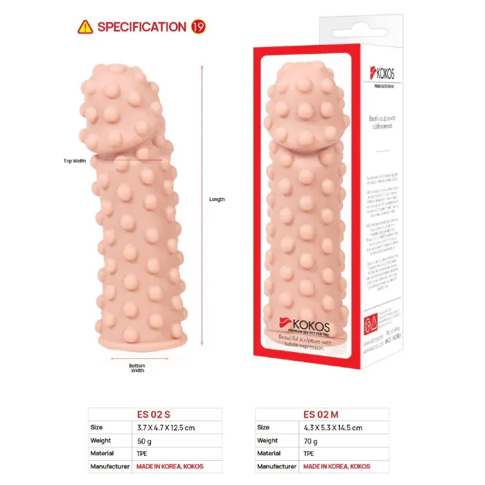 Насадка Kokos Extreme Sleeve ES 02 M — фото 5