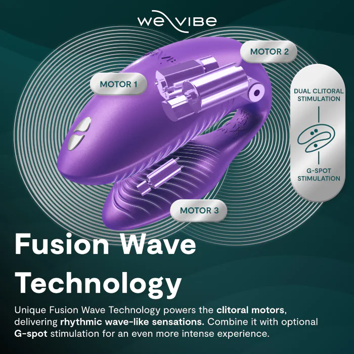 Парний смартвібратор We-Vibe Chorus Pro Cosmic purple — фото 32