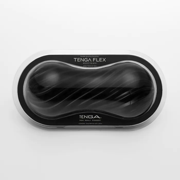 Мастурбатор Tenga Flex Rocky Black — фото 10