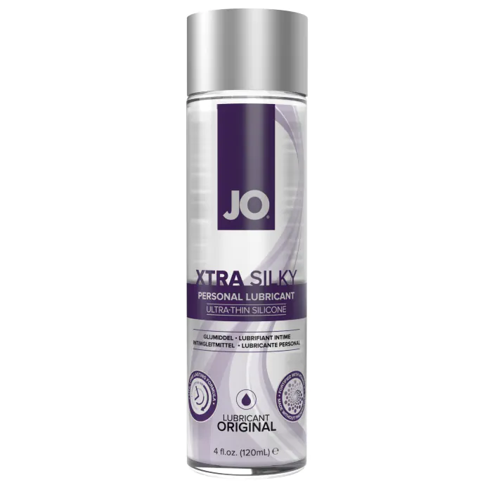 Лубрикант на силіконовій основі JO Xtra Silky Silicone 120 мл — фото 2