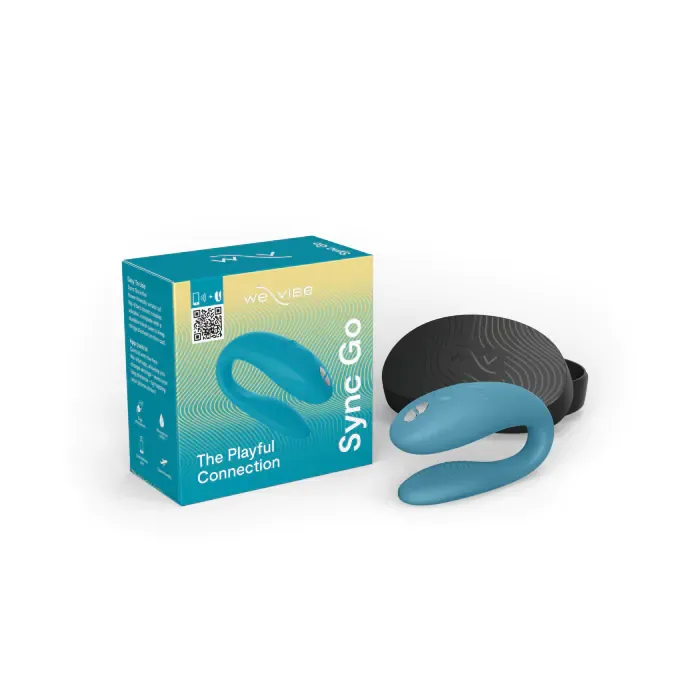 Смарт-вібратор We-Vibe Sync Go Turquoise — фото 15