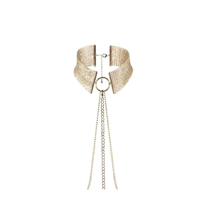 Чокер-комір Bijoux Indiscrets Desir Metallique Collar Gold — фото 2