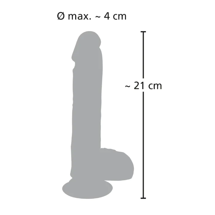Вібратор Medical Silicone Thrusting 21 см — фото 7