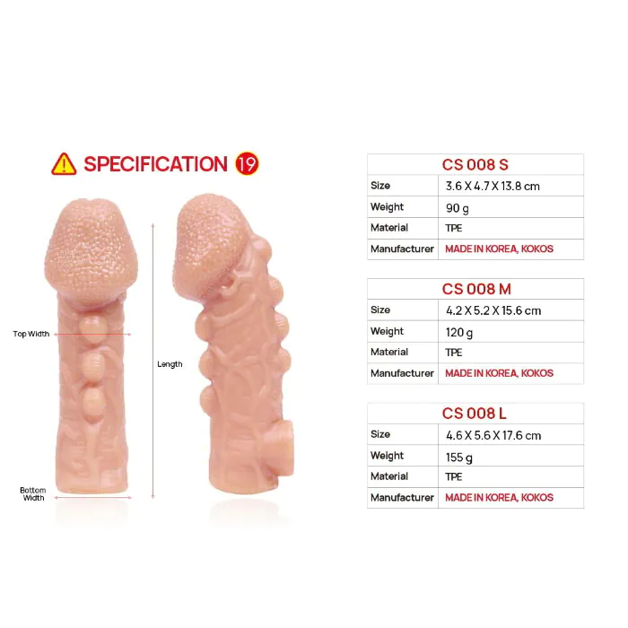 Насадка Kokos Cock Sleeve CS 008 L — фото 4