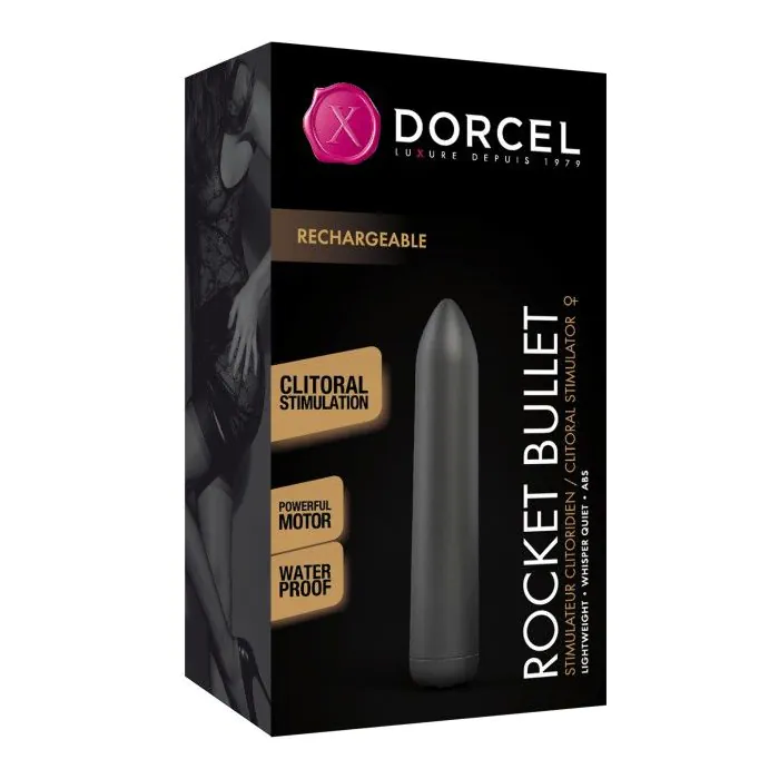 Вібропуля Dorcel Rocket Bullet Black — фото 4