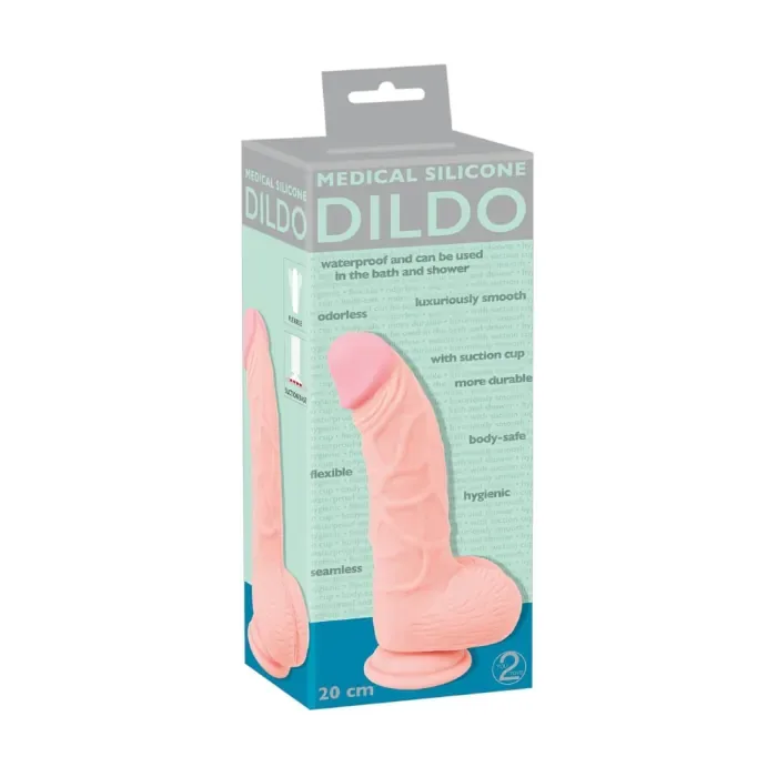Фалоімітатор Medical Silicone 20 см — фото 6
