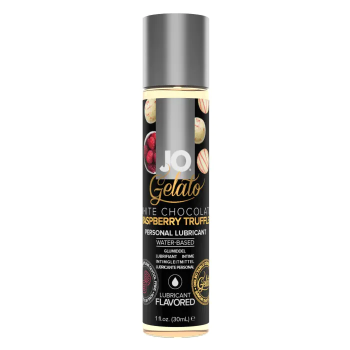 Лубрикант на водній основі JO Gelato White Chocolate Raspberry 30 мл — фото 2