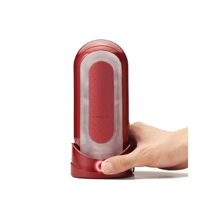 Мастурбатор з нагрівачем Tenga Flip Zero Red + Flip Warming Set — фото 2
