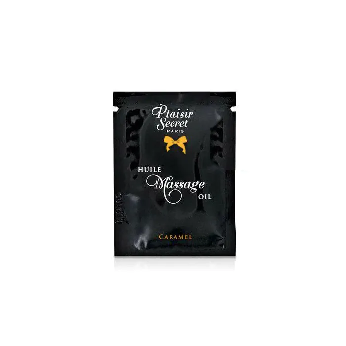Пробник олії для масажу Plaisirs Secrets Caramel 3 мл
