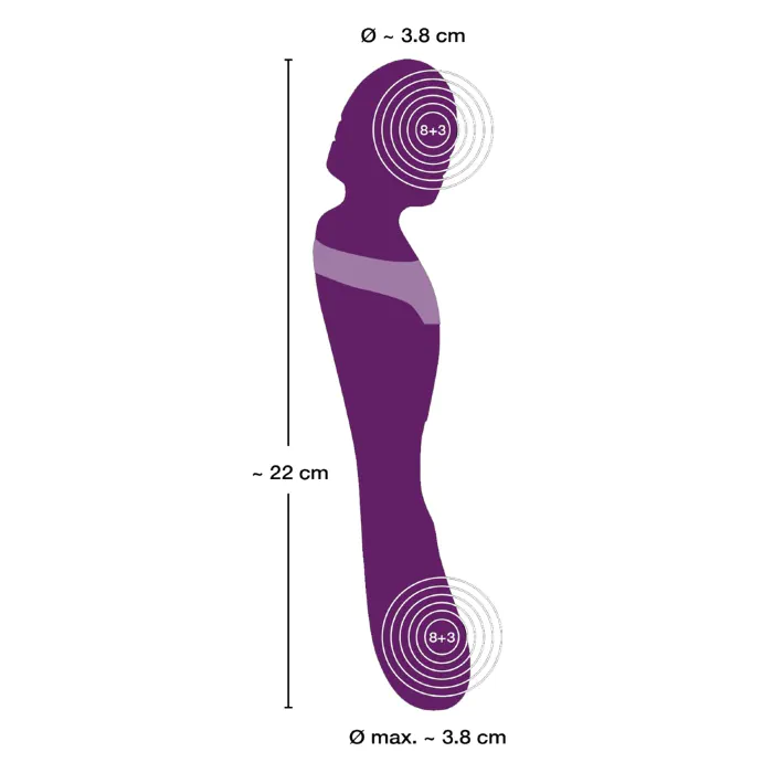 Вібратор Javida Double Vibro Massager — фото 9