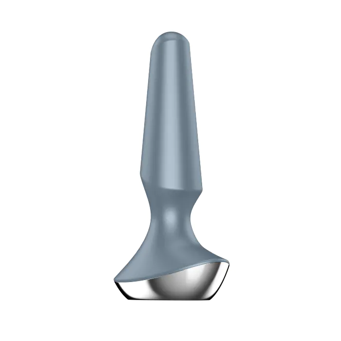 Анальна вібропробка Satisfyer Plug-ilicious 2 Silver — фото 2