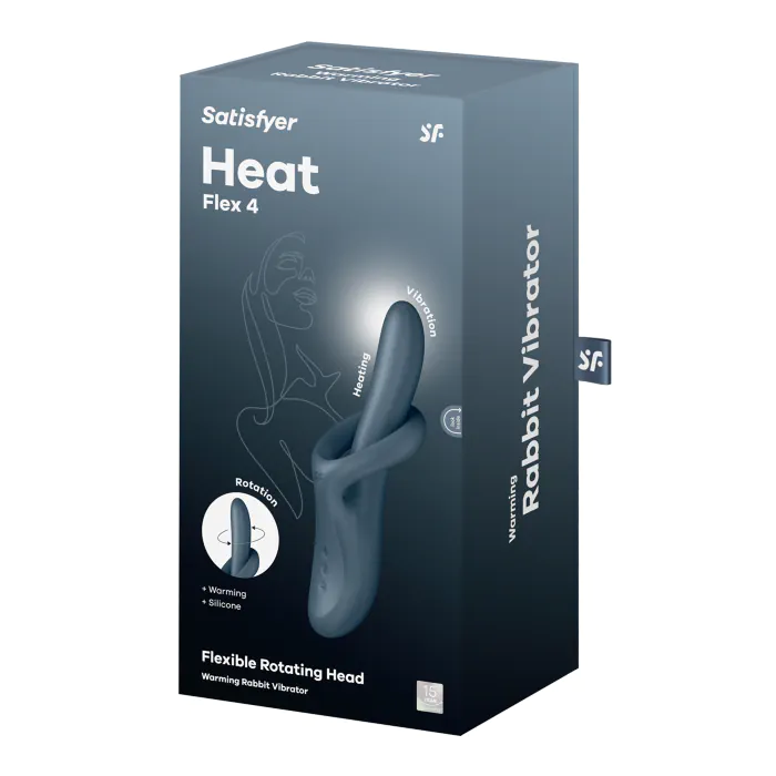 Вібратор Satisfyer Heat Flex 4 Grey — фото 9