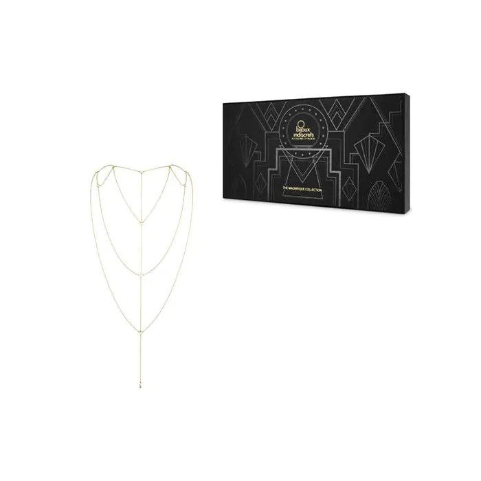 Прикраса для спини та декольте Bijoux Indiscrets Magnifique Back and Cleavage Chain — фото 4